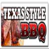 36" Texas Style BBQ Decal Sticker Beef Brisket Ribs Pork bar b que Open view 1