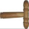 Sponex Heavy Duty Cricket Bat Wooden Mallet/Hammer for Knocking and Bat Preparation (Mallet) view 4