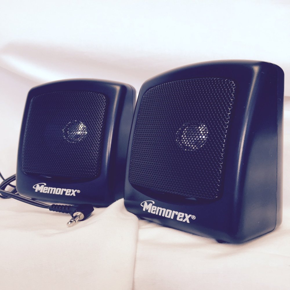 Memorex Compact Stereo Speakers