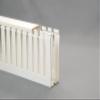 12 Pack of 1 1/2x4 Inch, 2m Open Slot Wiring Duct/Cable Raceway with Cover, UL/CE Listed - White view 1