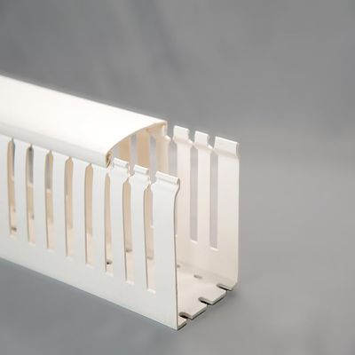 12 Pack of 3x3x78 Inch(80mmx80mmx2m) Open Slot Wiring Duct/Cable Raceway with Cover Lid - White