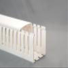 12 Pack of 3x3x78 Inch(80mmx80mmx2m) Open Slot Wiring Duct/Cable Raceway with Cover Lid - White view 1