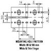 12 Pack of 3x3x78 Inch(80mmx80mmx2m) Open Slot Wiring Duct/Cable Raceway with Cover Lid - White view 3