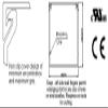 12 Pack of 3x3x78 Inch(80mmx80mmx2m) Open Slot Wiring Duct/Cable Raceway with Cover Lid - White view 4