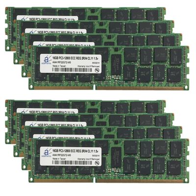 Adamanta 128GB (8x16GB) Server Memory Upgrade for Dell PowerEdge T710 DDR3 1600Mhz PC3-12800 ECC Registered 2Rx4 CL11 1.5v