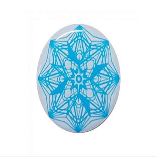 EMF Transformation Emblem Stickers - Home Buttons (1/2 inches) (Blue on White)