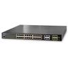 Planet IPv6/IPv4, 24-Port Managed 802.3at POE+ Gigabit Ethernet, GS-4210-24PL4C (802.3at POE+ Gigabit Ethernet Switch + 4-Port Gigabit Combo TP/SFP (440W)) view 1