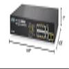Planet FGSD-1008HPS Network Switch Fast Ethernet (10/100) Black 1U Power Over Ethernet (PoE) - Network Switches (Fast Ethernet (10/100), Full Duplex, Power Over Ethernet (PoE), 1U) view 2