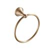 Leyden Towel Ring Antique Brass Hand Towel Holder Bathroom Accessories Brushed Shower Towel Hanger Round Wall Mounted view 1