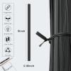 400 Pcs Twist Ties for Bags 5" Cable Ties Bag Twist Ties for Cord Twist Bread Ties Reusable Black Plastic Coated Ties Heavy Duty Bread Ties Twist Wire Ties for Household and Office Use view 3