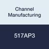 Channel 517AP3 Mobile Platter Rack, 12-1/2"W x 26"D x 36"H with 6" Spacing, (5) 10-1/2" Platter Capacity, Aluminum view 1