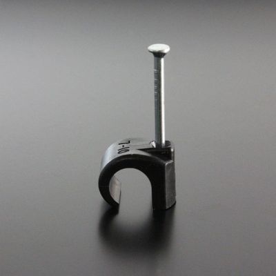 Tarrows TARO'S TS-SP4CB Cable Steples, for 4C, 100 Pieces, Black