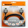 Bticino S2163 HDMI Extension Cable Male 3D and Ethernet, 2 Meters, Black view 2