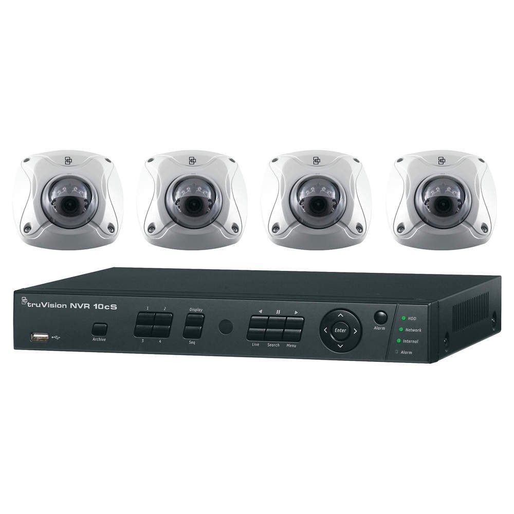Interlogix-Kalatel Us NVR BUND 4CH 1TB W/ 4 1.3MP IP - KA-TVN1004KW