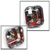 ZMAUTOPARTS Antenna Base Bezel Cover Trim Molding Chrome Compatible with 2005-2010 H3 view 2