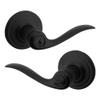 Kwikset Tustin Entry Door Handle with Lock and Key, Secure Keyed Reversible Lever Exterior, For Front Entrance and Bedrooms, Matte Black, Pick Resistant Smartkey Rekey Security and Microban view 1