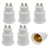 E-Simpo 6-Pack Gu10 to E26/E27 Adapter, Gu10 to Standard Screw in Base(E26/E27) Socket Adapter Converter, Heat Resistant Material, Anti-Corrosion view 1