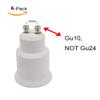 E-Simpo 6-Pack Gu10 to E26/E27 Adapter, Gu10 to Standard Screw in Base(E26/E27) Socket Adapter Converter, Heat Resistant Material, Anti-Corrosion view 3