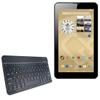BoxWave Keyboard Compatible with Prestigio MultiPad Wize 3037 3G - SlimKeys Bluetooth Keyboard, Portable Thin with Chiclet-Style Keys - Jet Black view 1