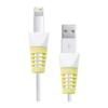 TUDIA [Klip] Snap On Charging Cable Cord Saver Protector Compatible with iPhone, iPad, iPod - Yellow view 1