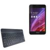 BoxWave Keyboard Compatible with ASUS Fonepad 7 FE375CG - SlimKeys Bluetooth Keyboard, Portable Thin with Chiclet-Style Keys - Jet Black view 1