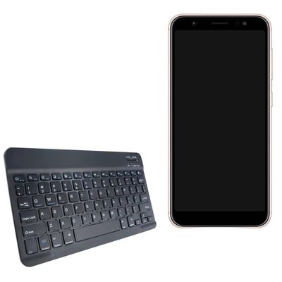 BoxWave Keyboard Compatible with ASUS Transformer Pad TF300TG - SlimKeys Bluetooth Keyboard, Portable Thin with Chiclet-Style Keys - Jet Black