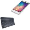 BoxWave Keyboard Compatible with LG L60 Dual - SlimKeys Bluetooth Keyboard, Portable Thin with Chiclet-Style Keys - Jet Black view 1