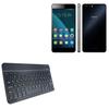 BoxWave Keyboard Compatible with Huawei Honor 6 Plus - SlimKeys Bluetooth Keyboard, Portable Thin with Chiclet-Style Keys - Jet Black view 1