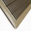 8" X 20" Floor Grille - Fixed Blades Air Grill - Brown [Outer Dimensions: 9.75 X 21.75] view 2