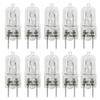 12Vmonster Specialty Lighting Value 10 Pack G8 100W 120V Dimmable Halogen Light Bulb Replacement Puck Lighting Under Counter Range Hood Appliance Kitchen Lamp 2 Prong Clear Lense 100 Watt Warm White view 1