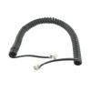 STEREN 302-007 Black Coiled Handset Cord Landline Telephone Accessory view 1