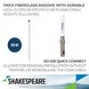 Shakespeare 6018-R Phase III VHF Antenna - 17 6 (5.3M) VHF Marine Band 9dB Gain view 3