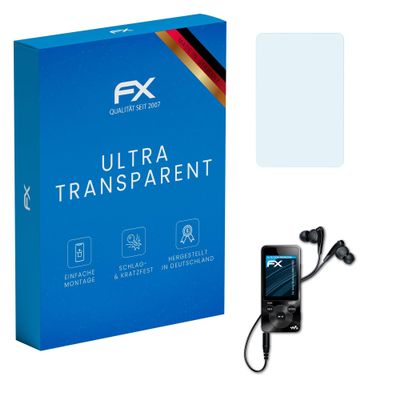 atFoliX Screen Protection Film compatible with Sony Walkman NWZ-E585 Screen Protector, ultra-clear FX Protective Film (3X)