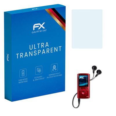 atFoliX Screen Protection Film compatible with Sony Walkman NWZ-E384R Screen Protector, ultra-clear FX Protective Film (3X)