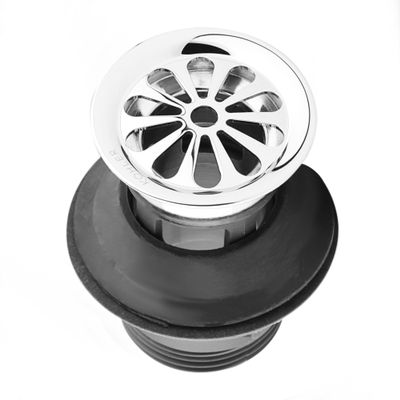 Kohler Floor Drain with Overflow, Black
