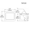 Altinex Tilt N Plug HybridTNP-328 Power Data Center - HDMI, VGA, Audio, RJ45, 2 x AC Power view 2