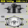IPF fog lamp halogen H8 round multi-90 clear 101FL view 3