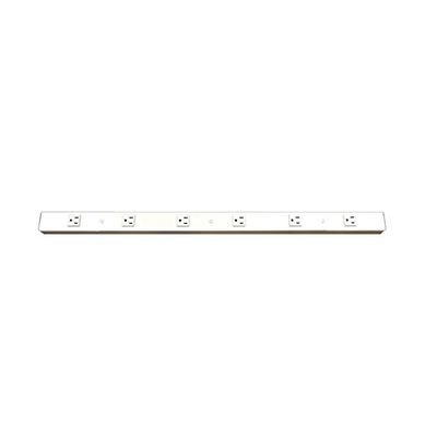 Mono-Systems, Inc. 6-Outlet Metal Power Strip