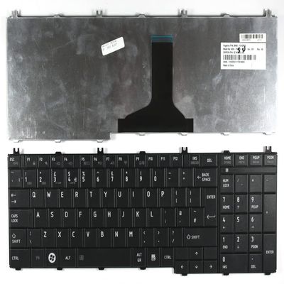 Power4Laptops UK Layout Black Replacement Laptop Keyboard Compatible with Toshiba Satellite C660-01C