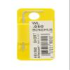 .050" BriteGuard Plated Hex L-Wrench - Short Tag/Barcoded view 1