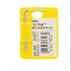 1/16" BriteGuard Plated Hex L-Wrench - Short Tag/Barcoded view 1