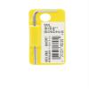 3/32" BriteGuard Plated Hex L-Wrench - Short Tag/Barcoded view 1