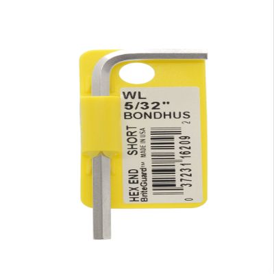 5/32" BriteGuard Plated Hex L-Wrench - Short Tag/Barcoded