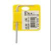 5/64" BriteGuard Plated Hex L-Wrench - Long Tag/Barcoded view 1