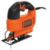 Black+Decker Stichsge, Pendelhubsge (520W, max. 70 mm Schnitttiefe, mit Softgriff, Sight-Line-Kanal, Schutzbgel, integrierte Sgeblasfunktion, ergonomische Griffe, inklusive Holzsgeblatt) KS701E view 1
