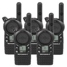 Motorola Solutions CLS1110 5-Pack Two-Way Radio Analog UHF 459.5-469.5MHz