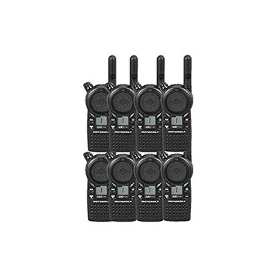 Motorola Solutions CLS1110 8-Pack Two-Way Radio Analog UHF 459.5-469.5MHz