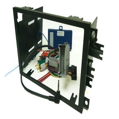 Double Din Dash kit, Wire Harness, Steering Wheel Controls Fits Select, Pontiac, Isuzu Ascender, Saab 97x (2005-06), Hummer H2 (2003-2007) - Non Bose Non OnStar