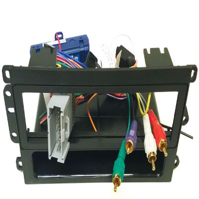 Single Din Dash kit, wire harness and antenna adapter for install a new radio into a , GMC Canyon (2004-11), Envoy (2002-09), Savana (2003-07), Sierra (2003-06), Sierra Classic (2007), Yukon (2003-06) - Not for cars when replacing a Bose system, that