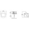 Altinex Tilt N Plug Jr. Circular Digital Silver TNP120C Power Data Center - HDMI, VGA, Audio, RJ45, 1 x AC Power view 3